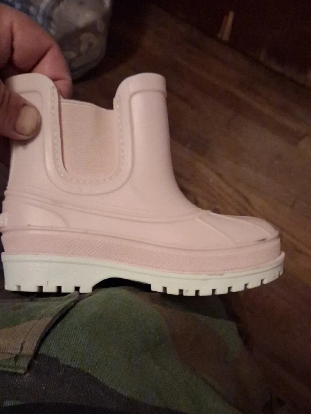 Sperry Light Pink Chelsea Kids Rain Boot
